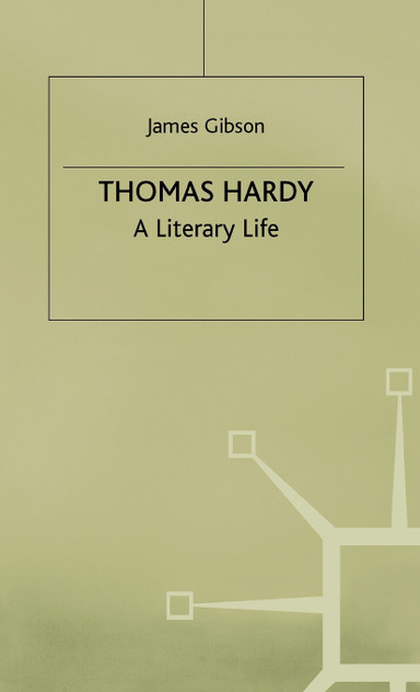Thomas Hardy a Literary Life Thomas Hardy a Literary Life