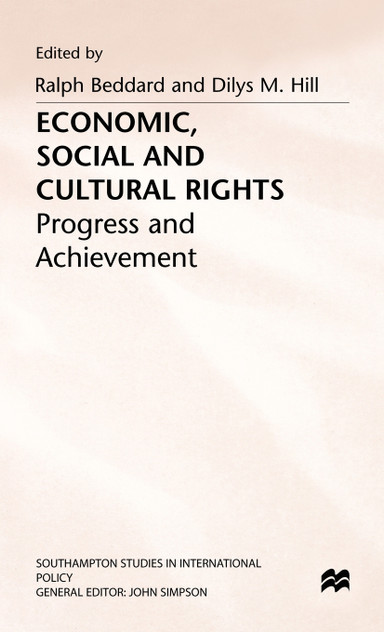 Economic Social and Cultural Rights Economic Social and Cultural Rights