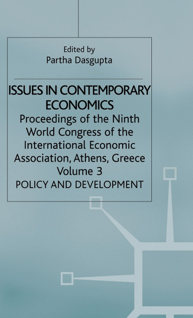 Issues in Contemporary Economics Issues in Contemporary Economics