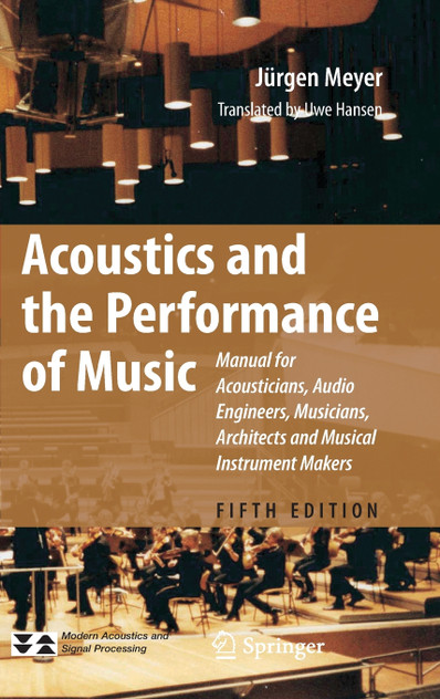 Acoustics and the Performance of Music Acoustics and the Performance of Music