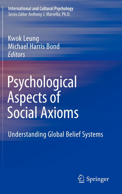 Psychological Aspects of Social Axioms