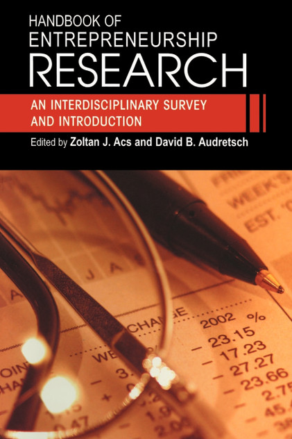 Handbook of Entrepreneurship Research Handbook of Entrepreneurship Research