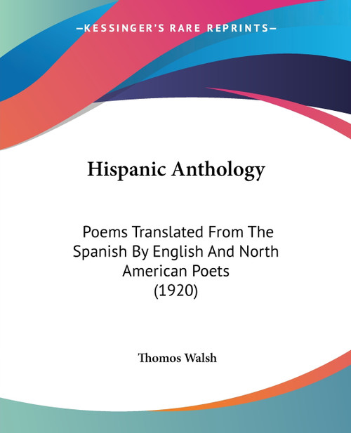Hispanic Anthology Hispanic Anthology