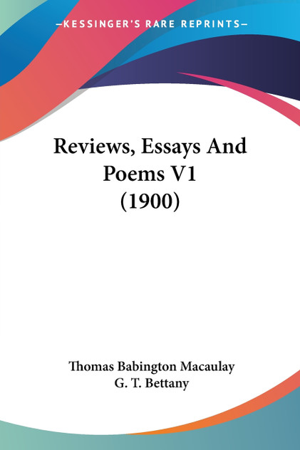Reviews, Essays And Poems V1 (1900) Reviews, Essays And Poems V1 (1900)