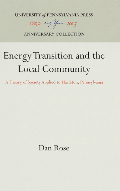 Energy Transition and the Local Community Energy Transition and the Local Community