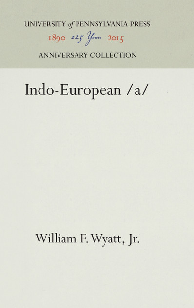 Indo-European /a/ Indo-European /a/