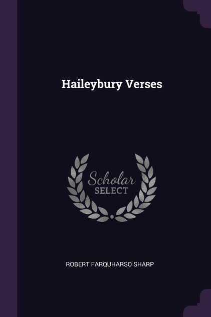 Haileybury Verses Haileybury Verses