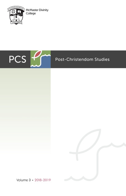 Post-Christendom Studies Post-Christendom Studies