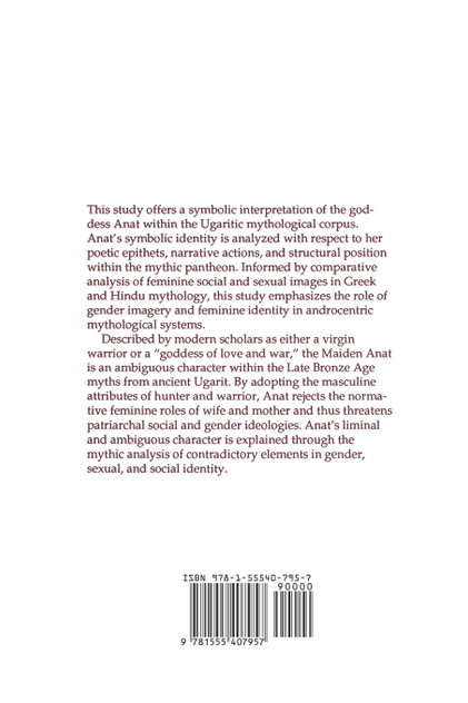 The Goddess Anat in Ugaritic Myth