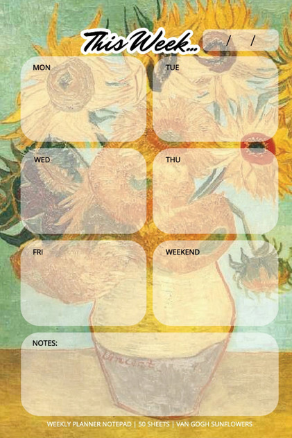 Weekly Planner Notepad Weekly Planner Notepad
