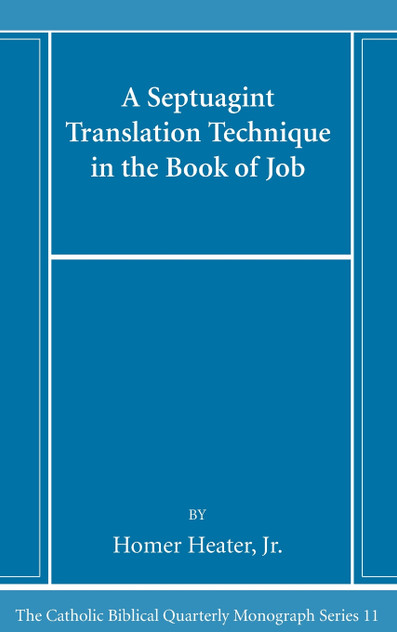 A Septuagint Translation Technique in the Book of Job