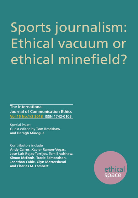 Ethical Space Vol.15 Issue 1/2 Ethical Space Vol.15 Issue 1/2