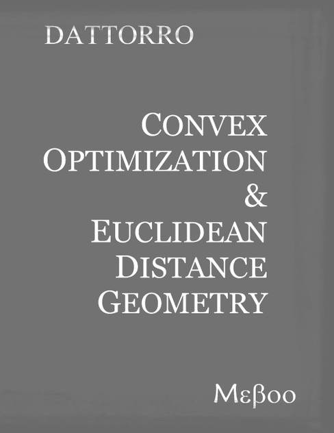 Convex Optimization & Euclidean Distance Geometry