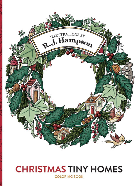 Christmas Tiny Homes Coloring Book Christmas Tiny Homes Coloring Book