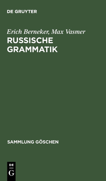 Russische Grammatik Russische Grammatik