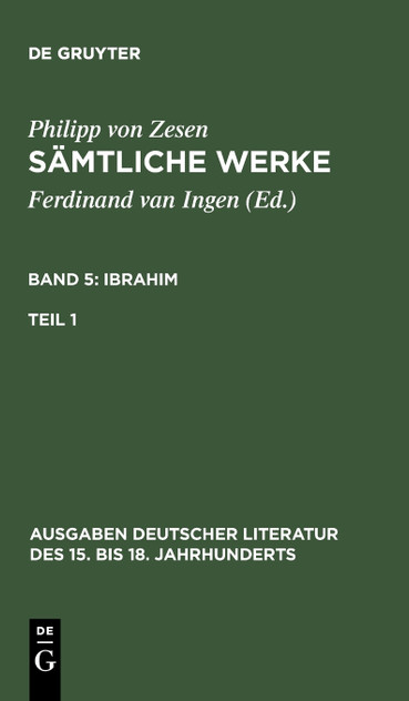 Sämtliche Werke. Bd 5