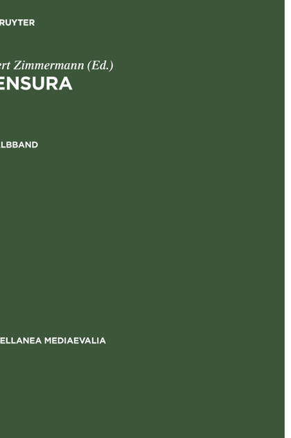 Mensura. 2. Halbband Mensura. 2. Halbband