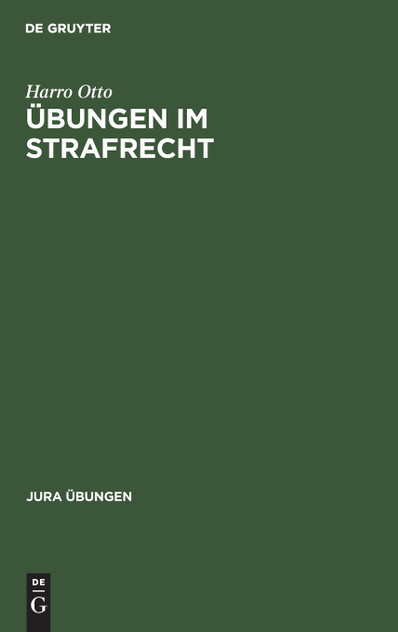 Übungen im Strafrecht Übungen im Strafrecht