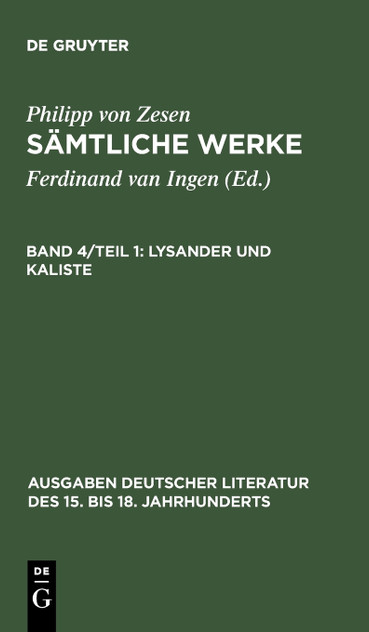 Lysander und Kaliste Lysander und Kaliste