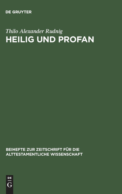 Heilig und Profan Heilig und Profan