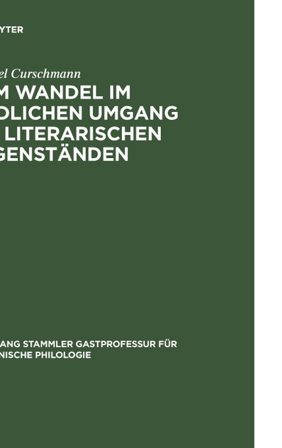 Vom Wandel Im Bildlichen Umgang Mit Literarischen Gegenstanden Vom Wandel Im Bildlichen Umgang Mit Literarischen Gegenstanden