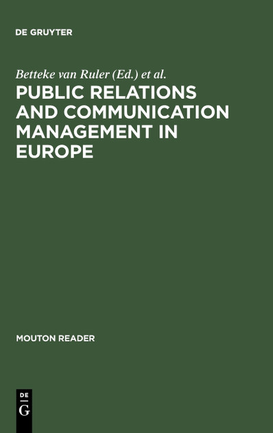 Public Relations and Communication Management in Europe