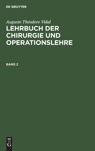 Lehrbuch der Chirurgie und Operationslehre Lehrbuch der Chirurgie und Operationslehre Lehrbuch der Chirurgie und Operationslehre Lehrbuch der Chirurgie und Operationslehre