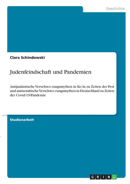 Judenfeindschaft und Pandemien Judenfeindschaft und Pandemien