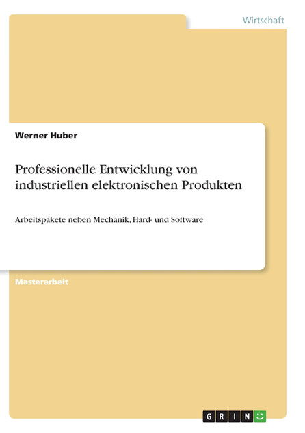 Professionelle Entwicklung von industriellen elektronischen Produkten Professionelle Entwicklung von industriellen elektronischen Produkten