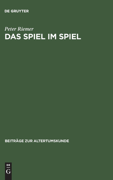 Das Spiel im Spiel Das Spiel im Spiel