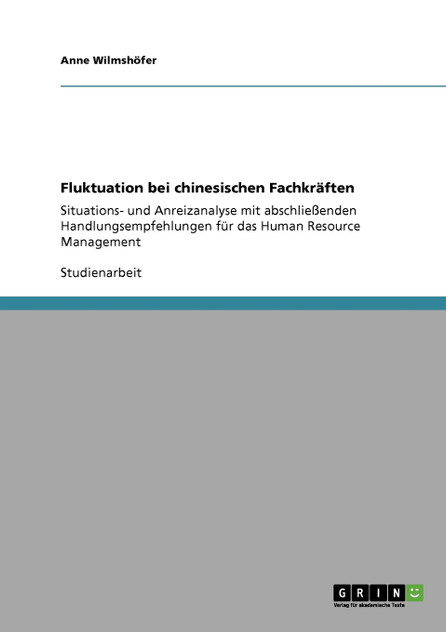 Fluktuation bei chinesischen Fachkräften Fluktuation bei chinesischen Fachkräften