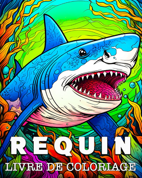 Requin Livre de Coloriage Requin Livre de Coloriage