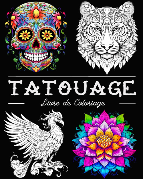Tatouage Livre de Coloriage Tatouage Livre de Coloriage