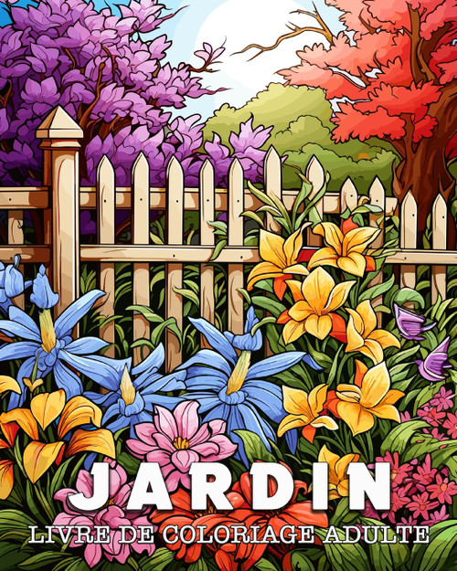 Livre de Coloriage Adulte Jardin Livre de Coloriage Adulte Jardin