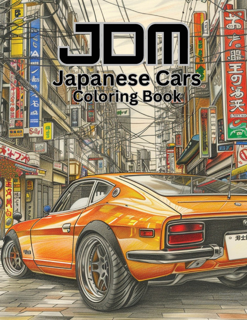 JDM Cars Coloring Book JDM Cars Coloring Book