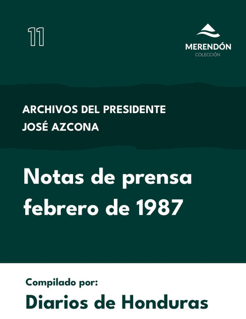 Notas de Prensa febrero de 1987 Notas de Prensa febrero de 1987