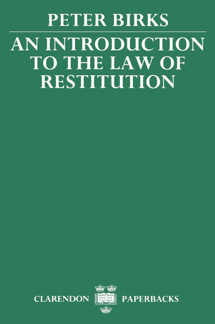 An Introduction to the Law of Restitution
