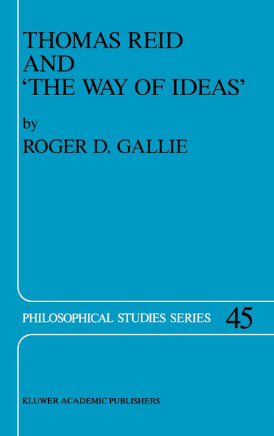Thomas Reid and 'The Way of Ideas'