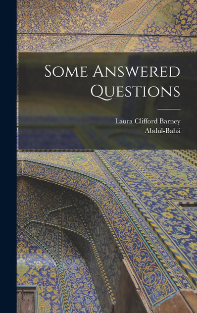 Some Answered Questions Some Answered Questions