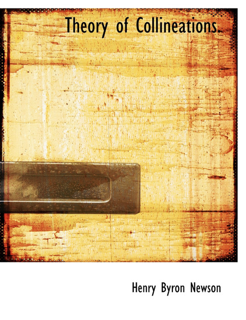 Theory of Collineations.