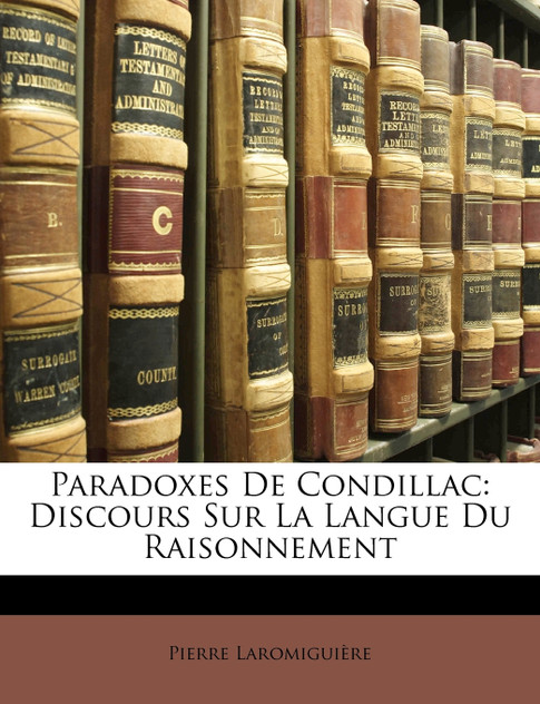 Paradoxes De Condillac Paradoxes De Condillac