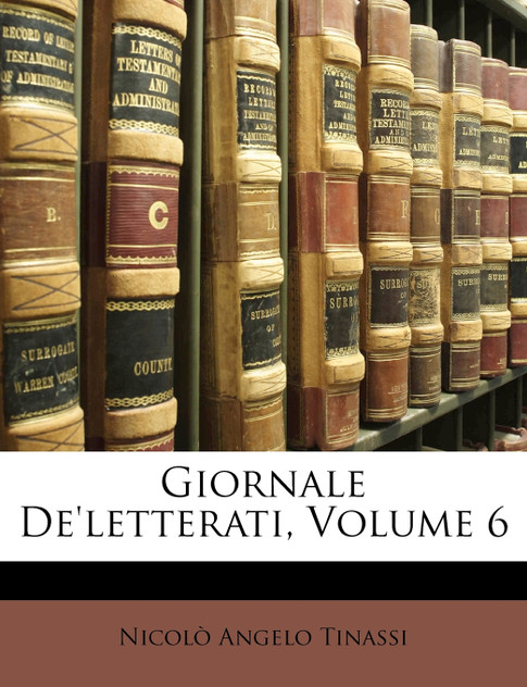 Giornale De'letterati, Volume 6