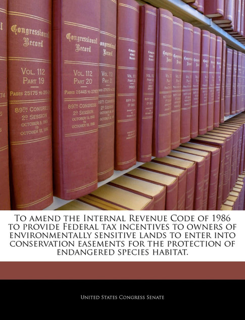 To amend the Internal Revenue Code of 1986 to provide Federal tax incentives to owners of environmentally sensitive lands to enter into conservation easements for the protection of endangered species habitat.