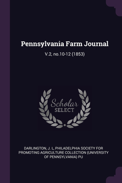 Pennsylvania Farm Journal Pennsylvania Farm Journal