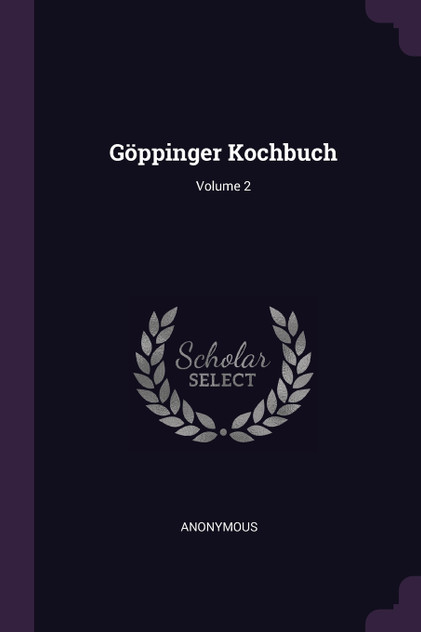 Göppinger Kochbuch; Volume 2