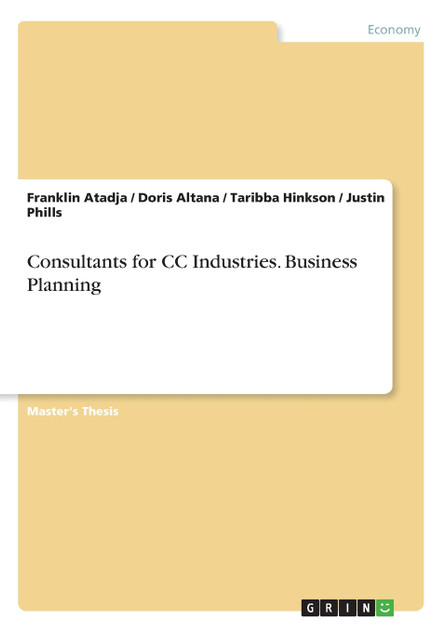 Consultants for CC Industries. Business Planning Consultants for CC Industries. Business Planning