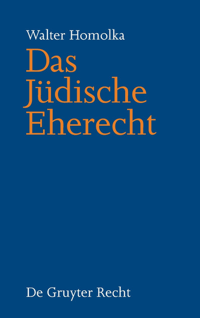 Das Jüdische Eherecht Das Jüdische Eherecht