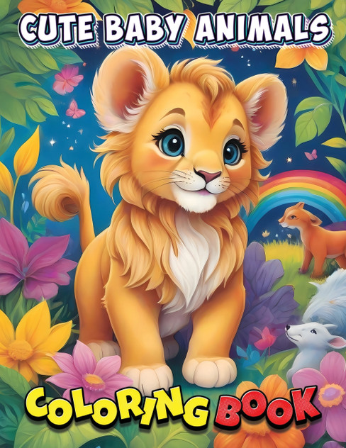 Cute Baby Animals Coloring Book Cute Baby Animals Coloring Book