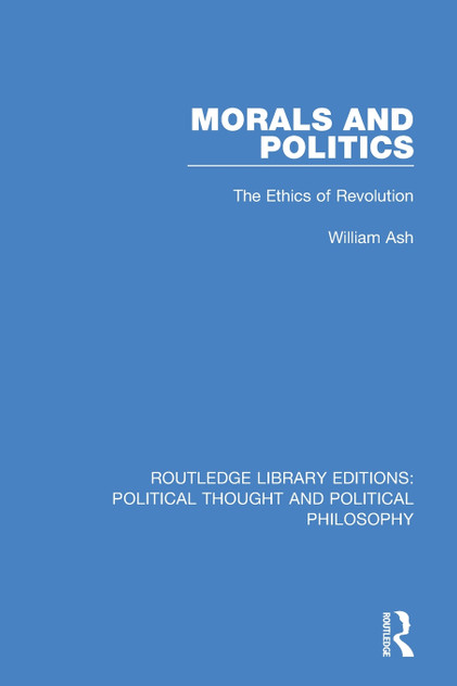 Morals and Politics Morals and Politics