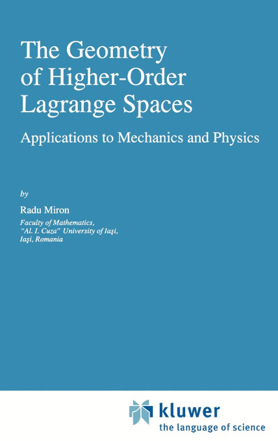 The Geometry of Higher-Order Lagrange Spaces